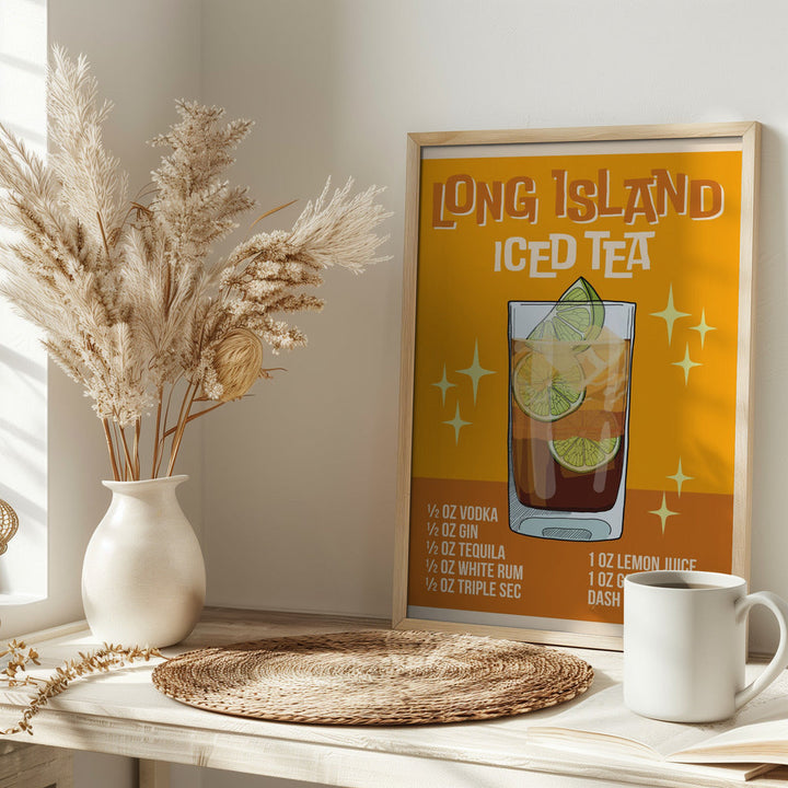 Long Island Iced Tea - Stretched Canvas, Poster or Fine Art Print I Heart Wall Art