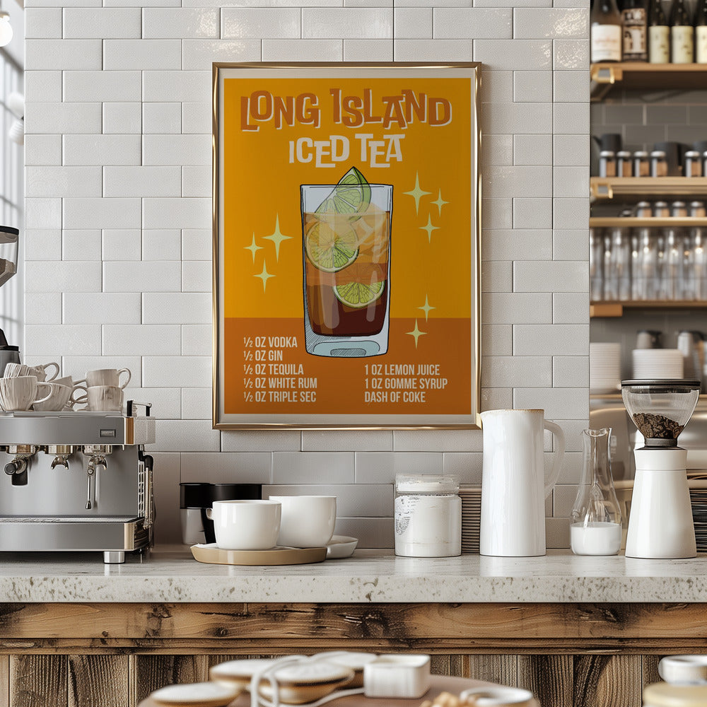 Long Island Iced Tea - Stretched Canvas, Poster or Fine Art Print I Heart Wall Art