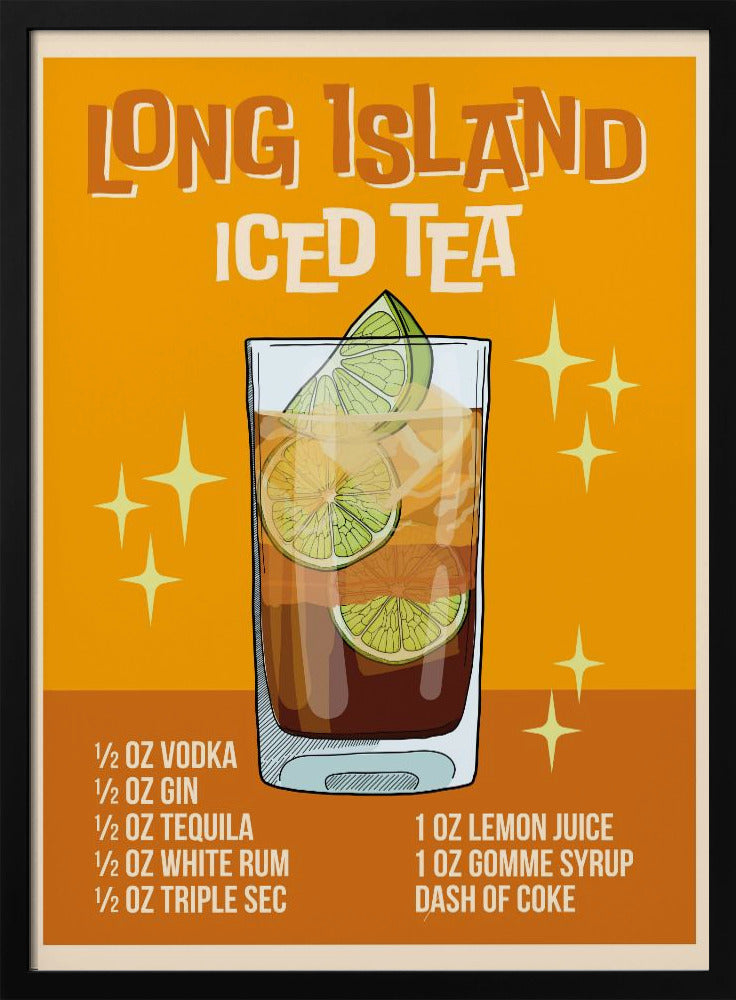 Long Island Iced Tea - Stretched Canvas, Poster or Fine Art Print I Heart Wall Art