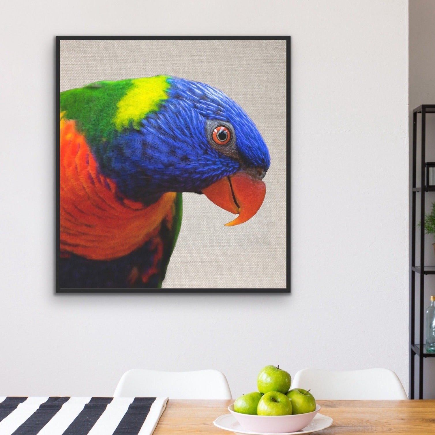 Lorikeet -  Stretched Canvas Wall Art Print  Australian Bird - I Heart Wall Art