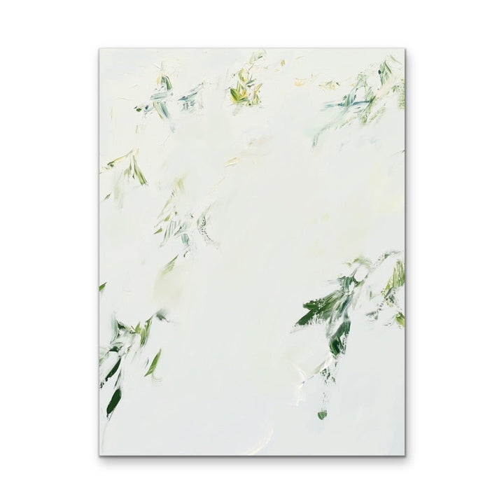Lost Leaves - Abstract Green Leaf, Stretched Canvas or Wall Art Print - I Heart Wall Art - Poster Print, Canvas Print or Framed Art Print