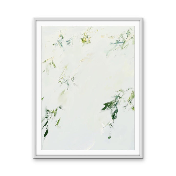 Lost Leaves - Abstract Green Leaf, Stretched Canvas or Wall Art Print - I Heart Wall Art - Poster Print, Canvas Print or Framed Art Print