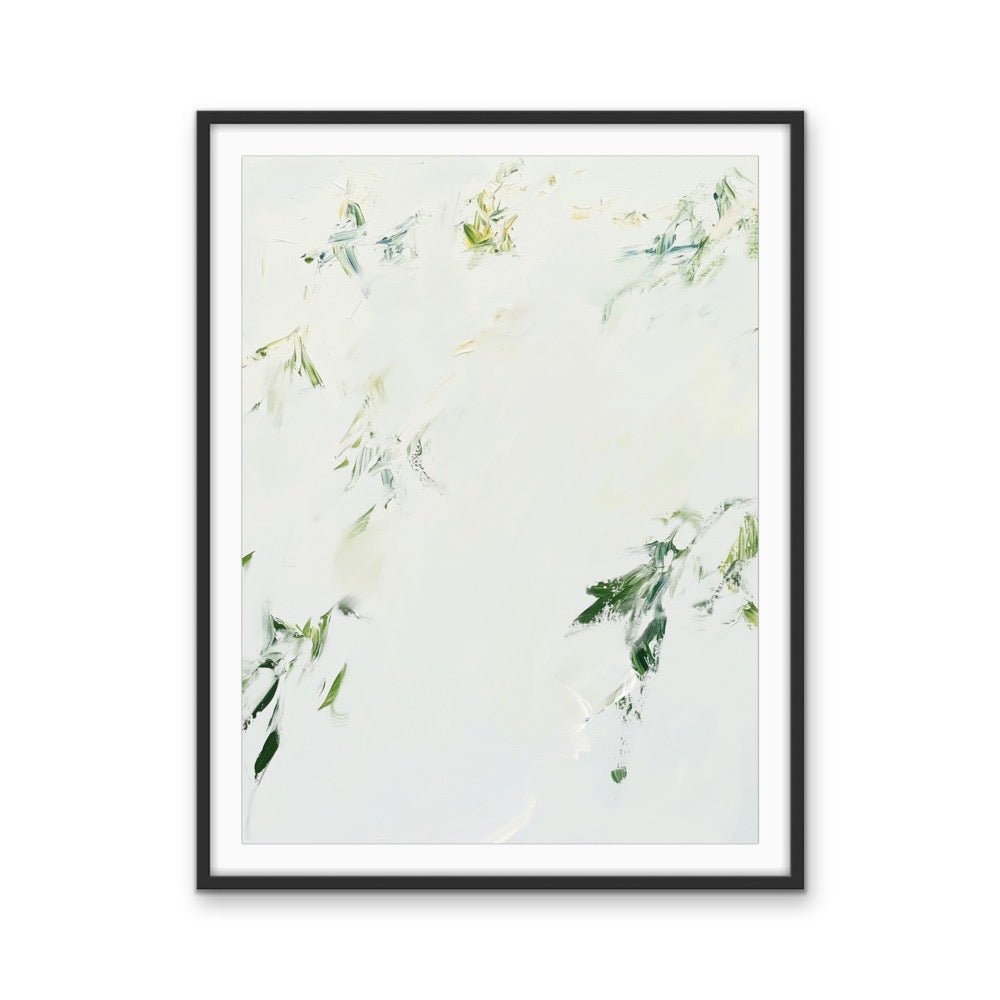 Lost Leaves - Abstract Green Leaf, Stretched Canvas or Wall Art Print - I Heart Wall Art - Poster Print, Canvas Print or Framed Art Print