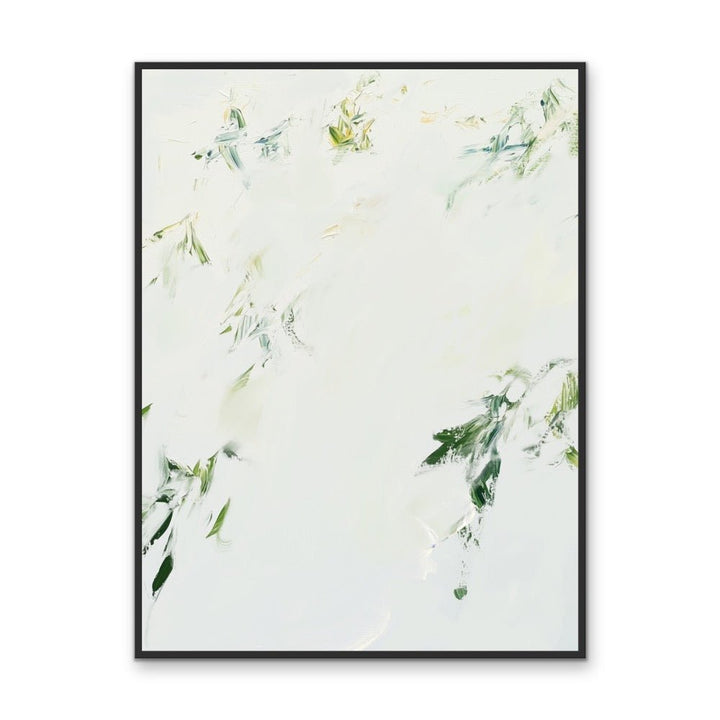 Lost Leaves - Abstract Green Leaf, Stretched Canvas or Wall Art Print - I Heart Wall Art - Poster Print, Canvas Print or Framed Art Print