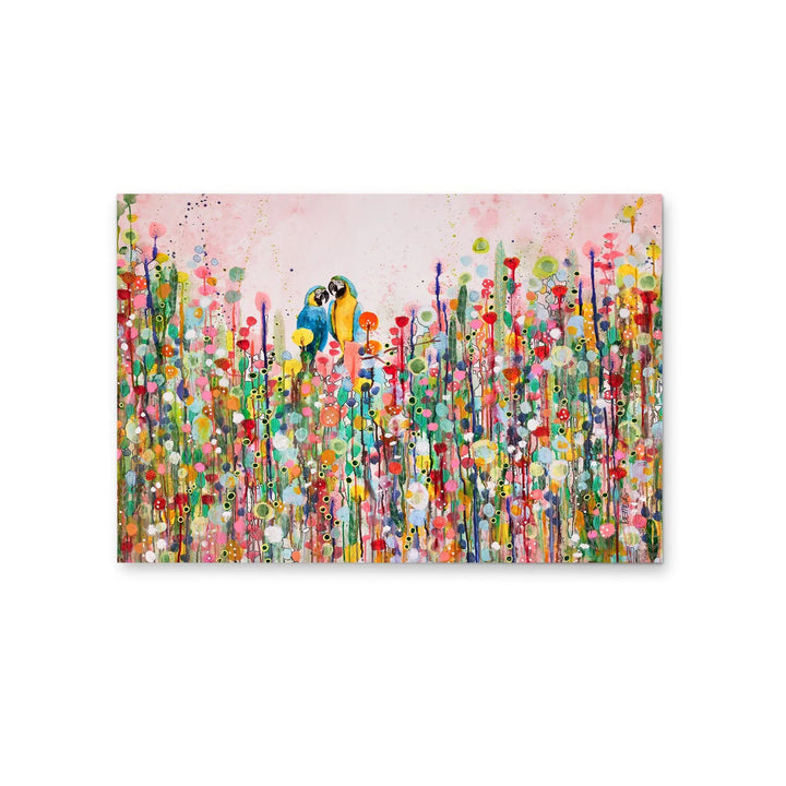 Love Feathers by Sylvie Demers - Stretched Canvas Print or Framed Fine Art Print - Artwork I Heart Wall Art Australia 