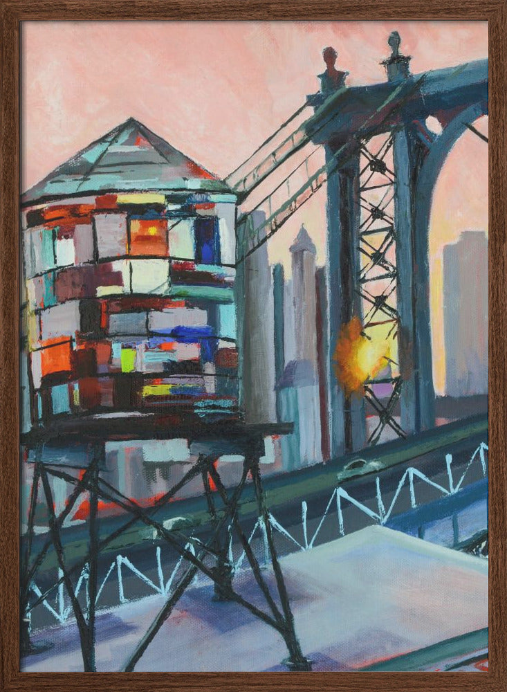 Love From the Bqe - Stretched Canvas, Poster or Fine Art Print I Heart Wall Art