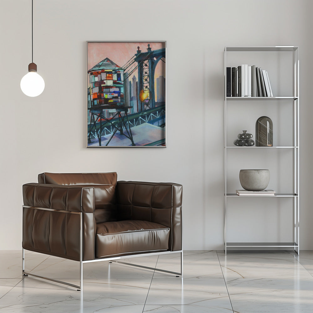 Love From the Bqe - Stretched Canvas, Poster or Fine Art Print I Heart Wall Art
