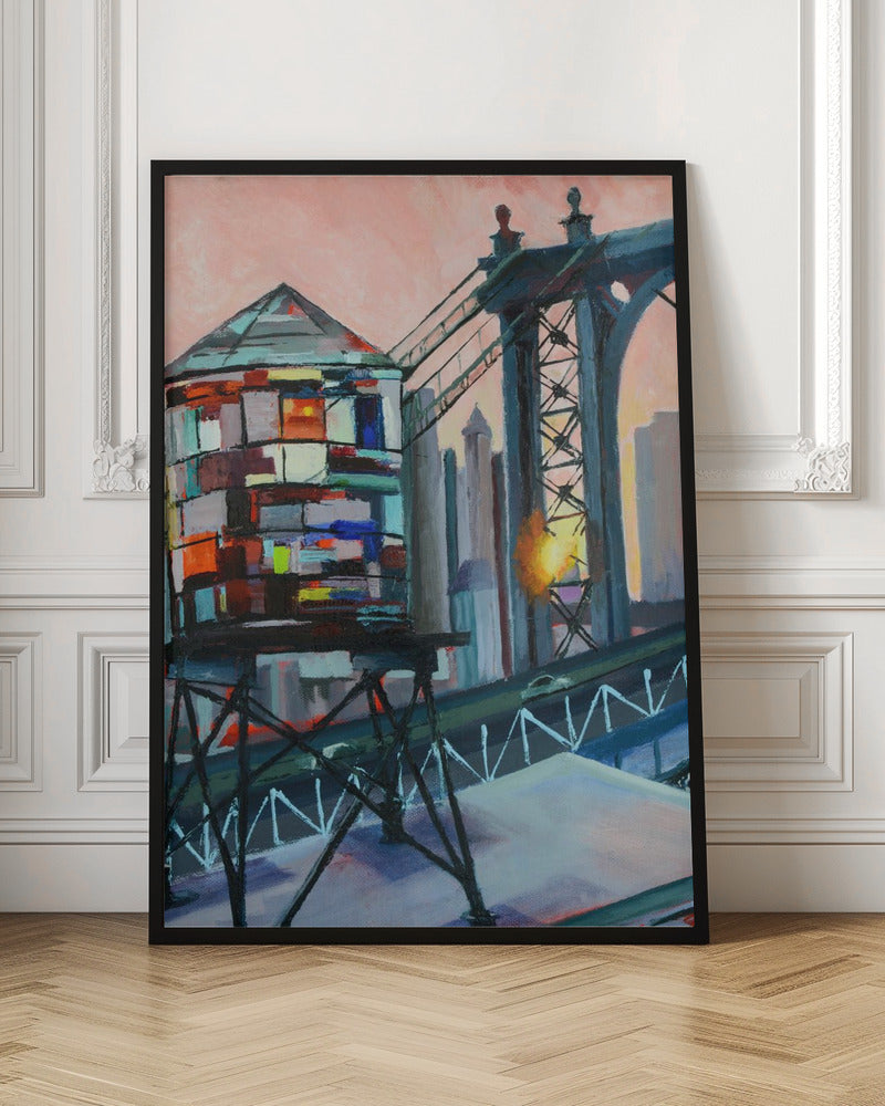 Love From the Bqe - Stretched Canvas, Poster or Fine Art Print I Heart Wall Art