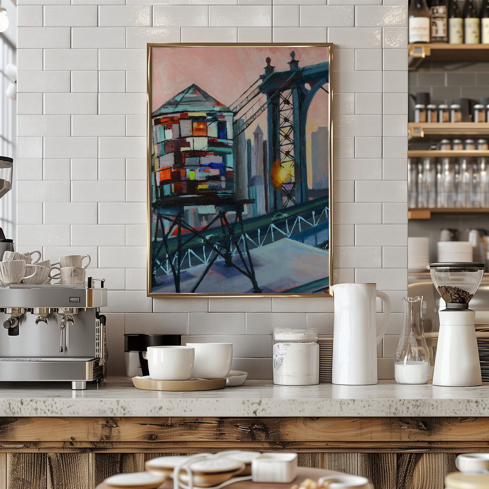 Love From the Bqe - Stretched Canvas, Poster or Fine Art Print I Heart Wall Art