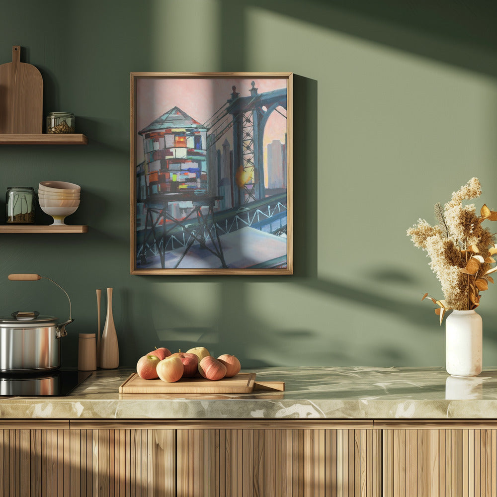 Love From the Bqe - Stretched Canvas, Poster or Fine Art Print I Heart Wall Art
