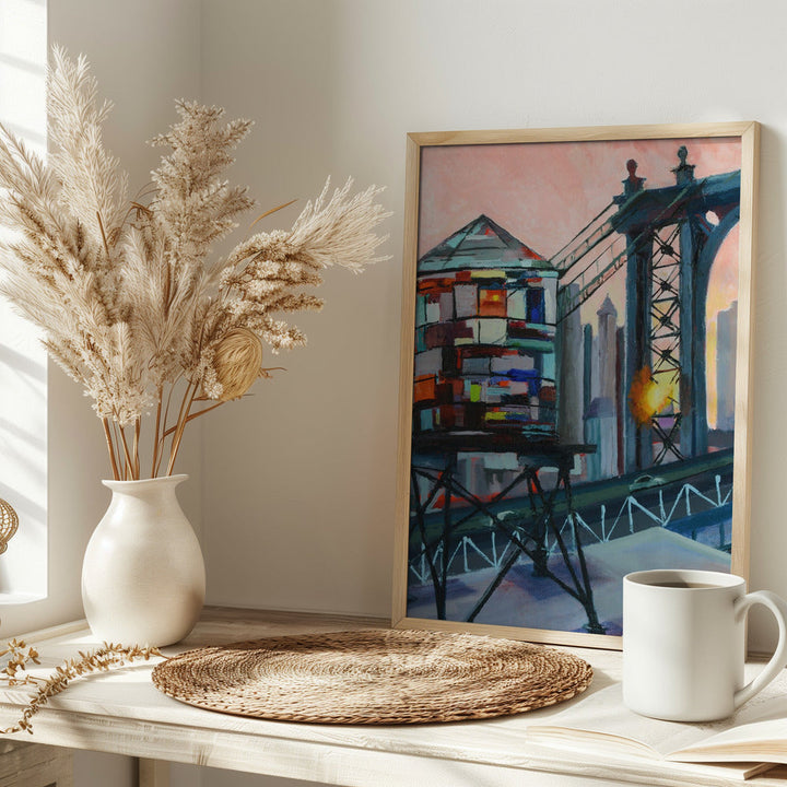 Love From the Bqe - Stretched Canvas, Poster or Fine Art Print I Heart Wall Art