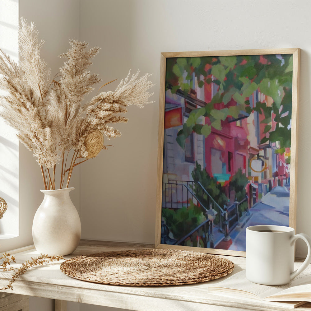 Lower Eastside In Color - Stretched Canvas, Poster or Fine Art Print I Heart Wall Art