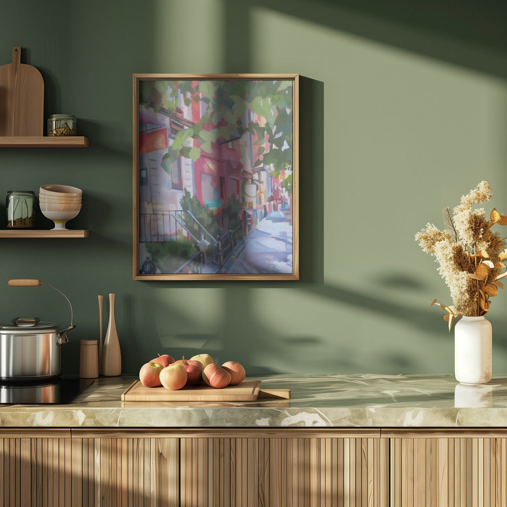 Lower Eastside In Color - Stretched Canvas, Poster or Fine Art Print I Heart Wall Art