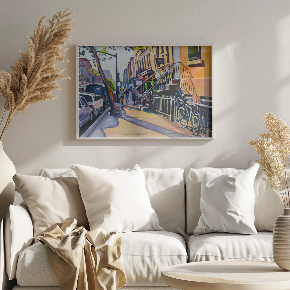 Lower Eastside - Stretched Canvas, Poster or Fine Art Print I Heart Wall Art