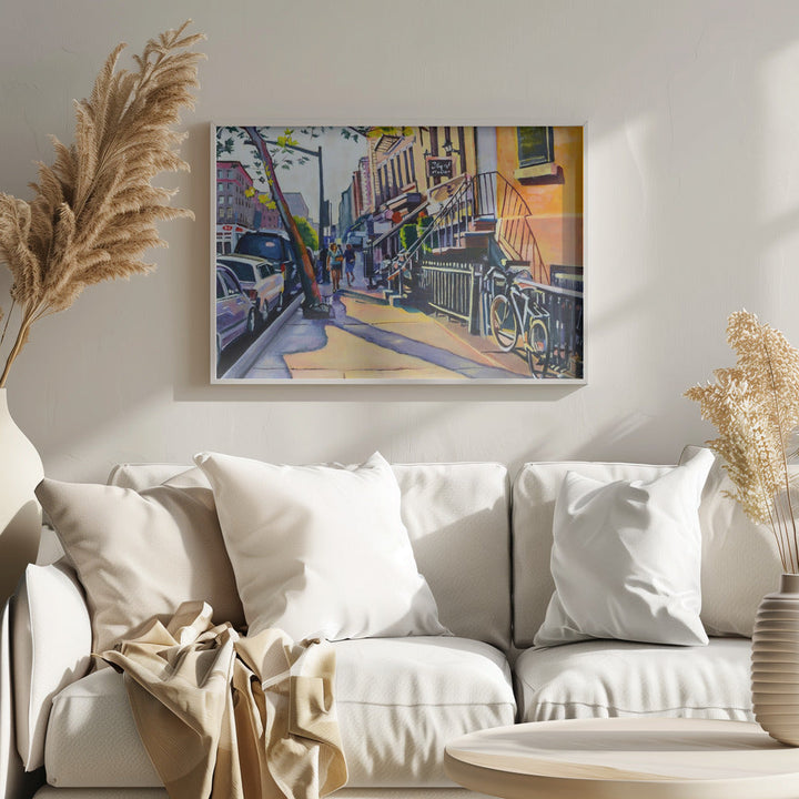 Lower Eastside - Stretched Canvas, Poster or Fine Art Print I Heart Wall Art