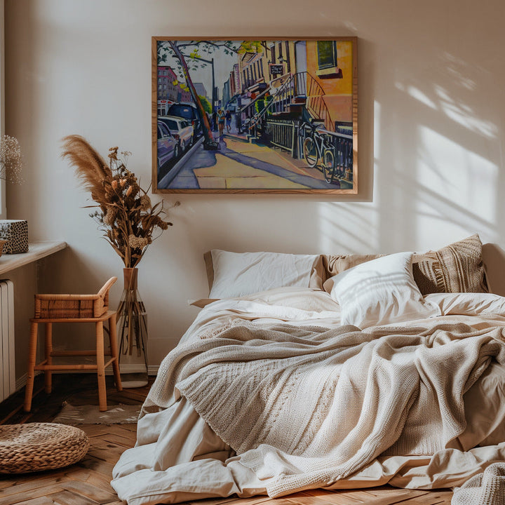 Lower Eastside - Stretched Canvas, Poster or Fine Art Print I Heart Wall Art