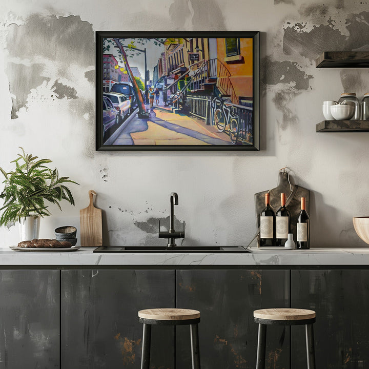 Lower Eastside - Stretched Canvas, Poster or Fine Art Print I Heart Wall Art