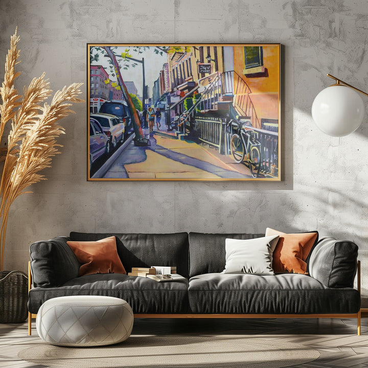 Lower Eastside - Stretched Canvas, Poster or Fine Art Print I Heart Wall Art