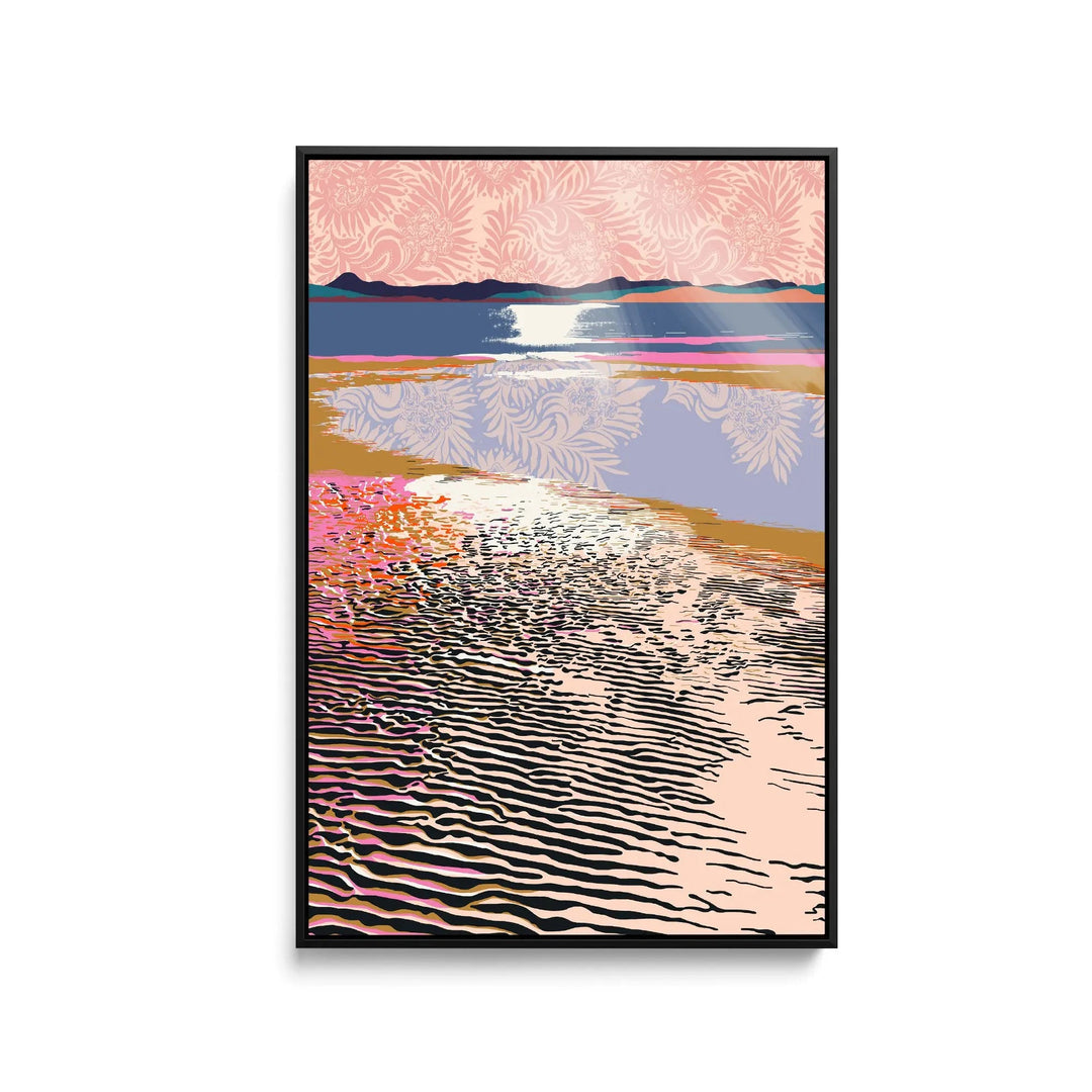 Lunawanna By Unratio - Stretched Canvas Print or Framed Fine Art Print - Artwork I Heart Wall Art Australia 