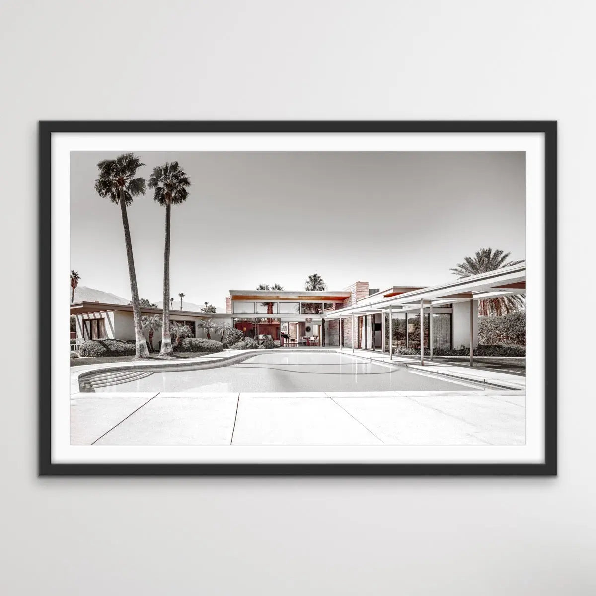 Lunch At Sinatra's House In Copper Tones - Photographic Print in Mid Century Style - Mid Century Wall Art - I Heart Wall Art