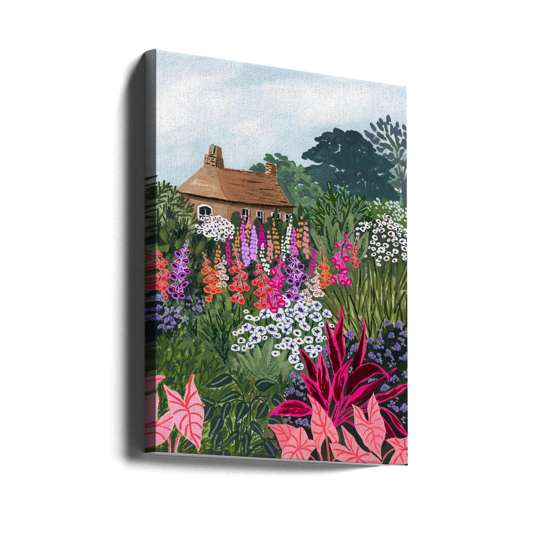 Lush Garden - Stretched Canvas, Poster or Fine Art Print I Heart Wall Art