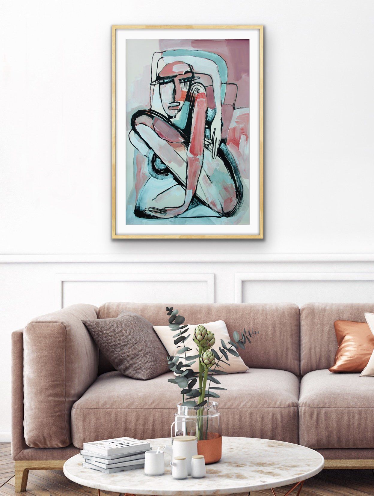 Lydia - Print Of Original Artwork By Natalia Brovchenko - I Heart Wall Art