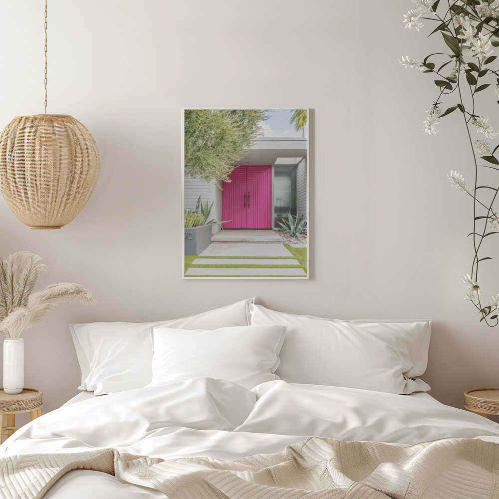 Magenta Pink Doors - Stretched Canvas, Poster or Fine Art Print - I Heart Wall Art - Poster Print, Canvas Print or Framed Art Print