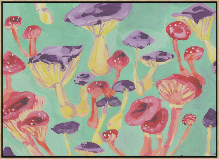 Magic Mushrooms - Stretched Canvas, Poster or Fine Art Print I Heart Wall Art