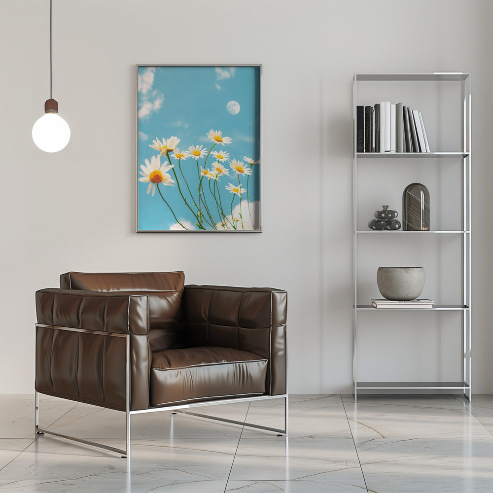 Magical Daisies - Stretched Canvas, Poster or Fine Art Print I Heart Wall Art