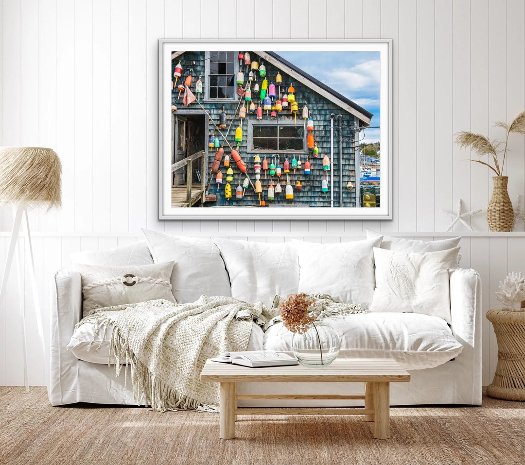 Maine Fishing Shack - Hamptons and Coastal Style Photographic Print - I Heart Wall Art