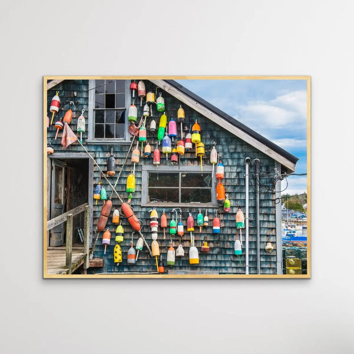 Maine Fishing Shack - Hamptons and Coastal Style Photographic Print - I Heart Wall Art