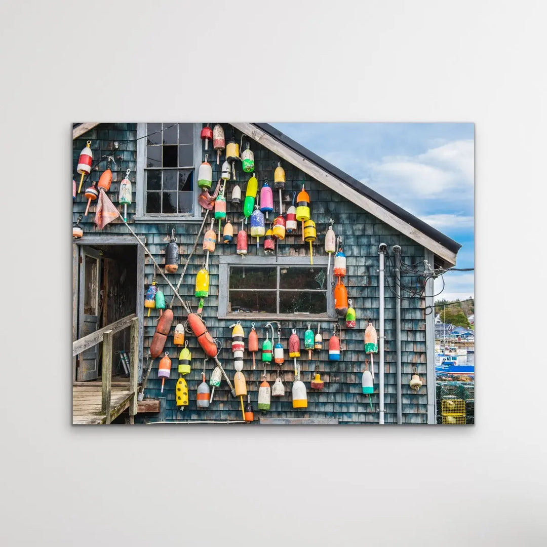 Maine Fishing Shack - Hamptons and Coastal Style Photographic Print - I Heart Wall Art