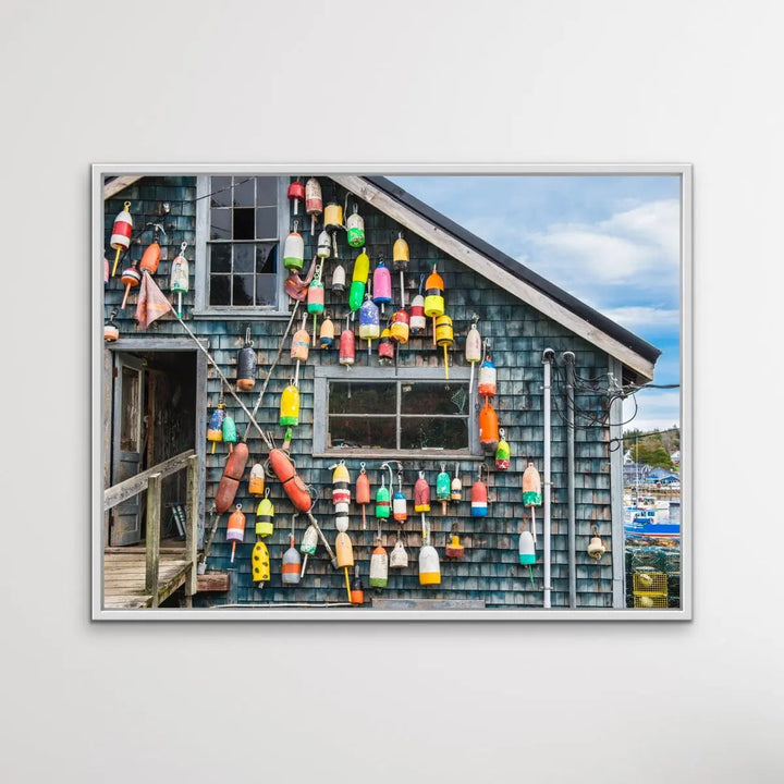 Maine Fishing Shack - Hamptons and Coastal Style Photographic Print - I Heart Wall Art