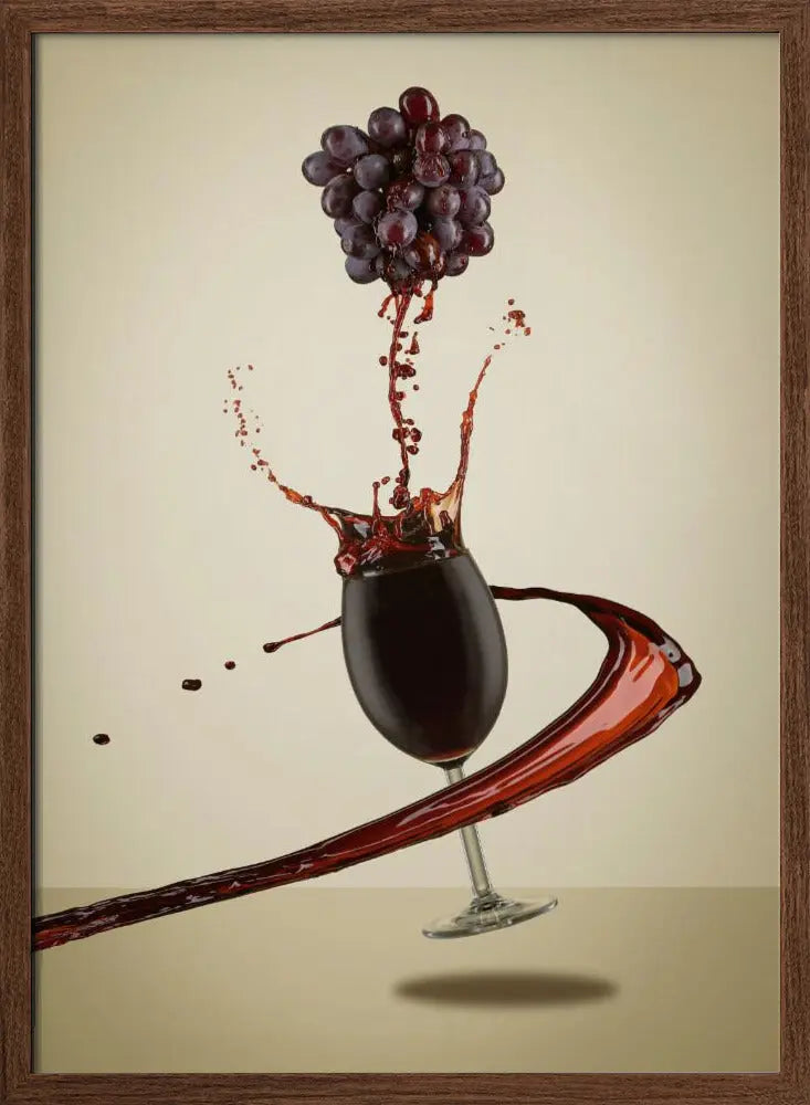 Making wine - Stretched Canvas, Poster or Fine Art Print I Heart Wall Art