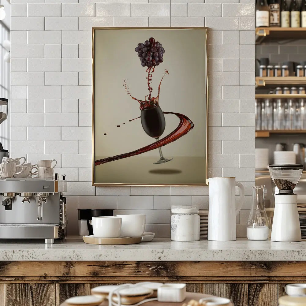 Making wine - Stretched Canvas, Poster or Fine Art Print I Heart Wall Art