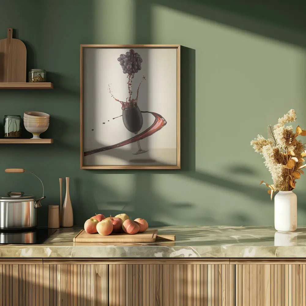 Making wine - Stretched Canvas, Poster or Fine Art Print I Heart Wall Art