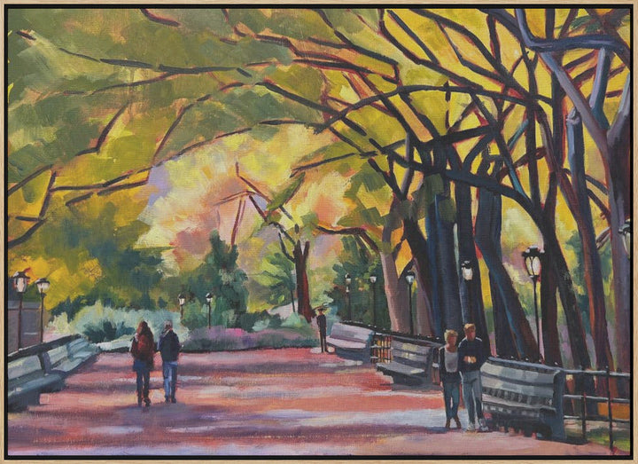 Mall At Central Park - Stretched Canvas, Poster or Fine Art Print I Heart Wall Art