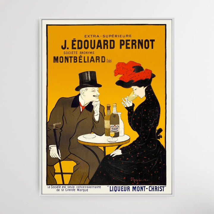Man and Woman at a Cafe (1900) by Leonetto Cappiello - I Heart Wall Art