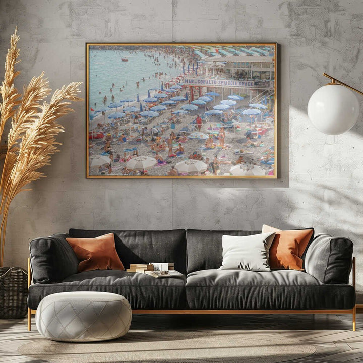 Mar Di Cobalto - Stretched Canvas, Poster or Fine Art Print - I Heart Wall Art - Poster Print, Canvas Print or Framed Art Print
