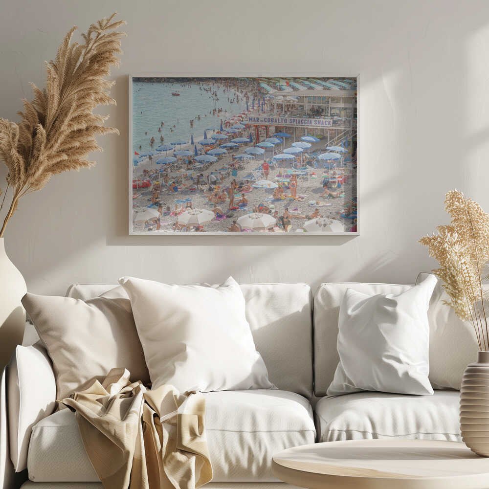 Mar Di Cobalto - Stretched Canvas, Poster or Fine Art Print - I Heart Wall Art - Poster Print, Canvas Print or Framed Art Print