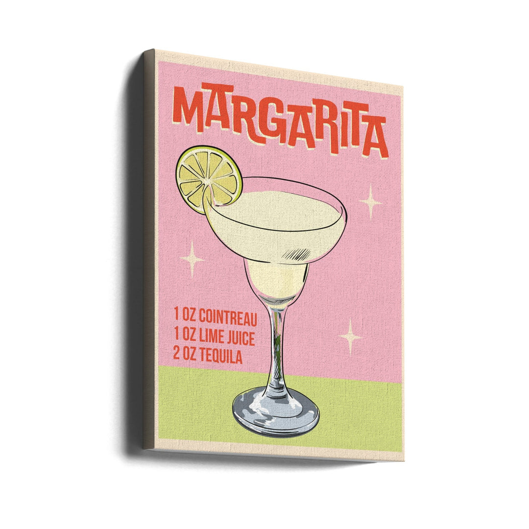 Margarita Cocktail - Stretched Canvas, Poster or Fine Art Print I Heart Wall Art