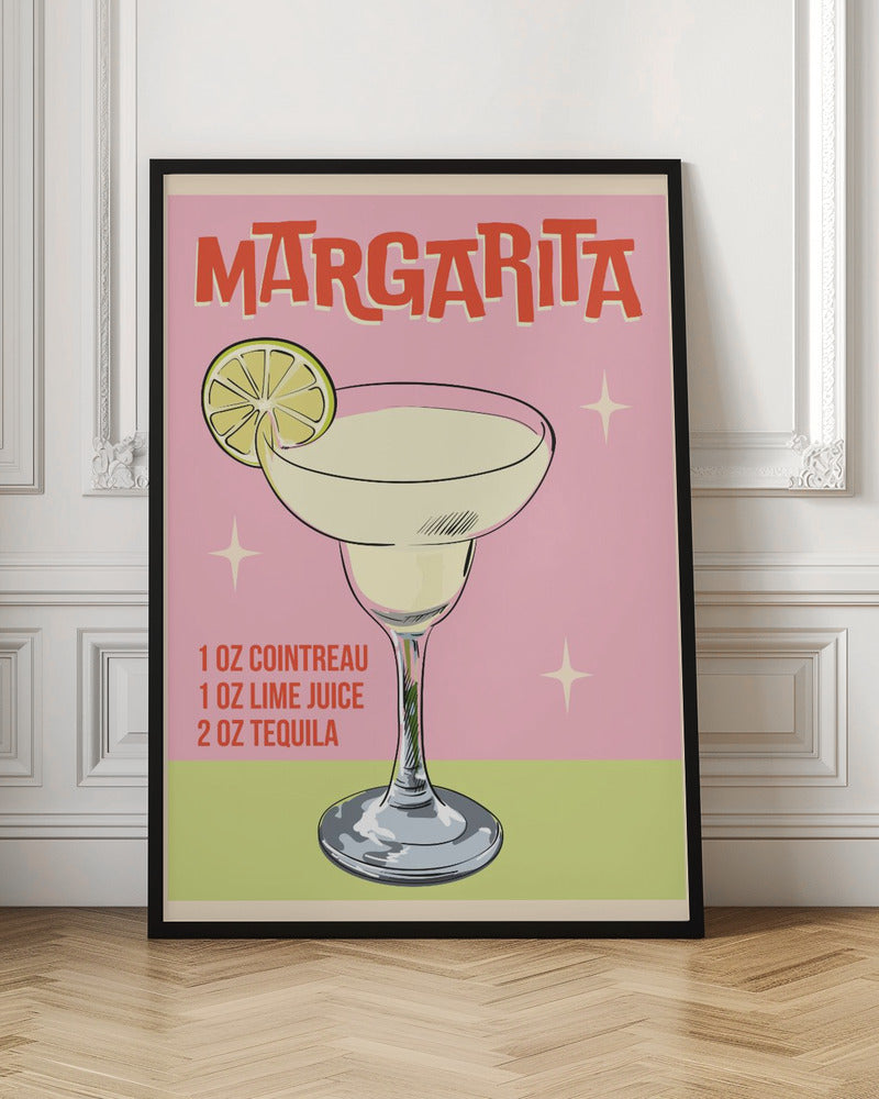 Margarita Cocktail - Stretched Canvas, Poster or Fine Art Print I Heart Wall Art