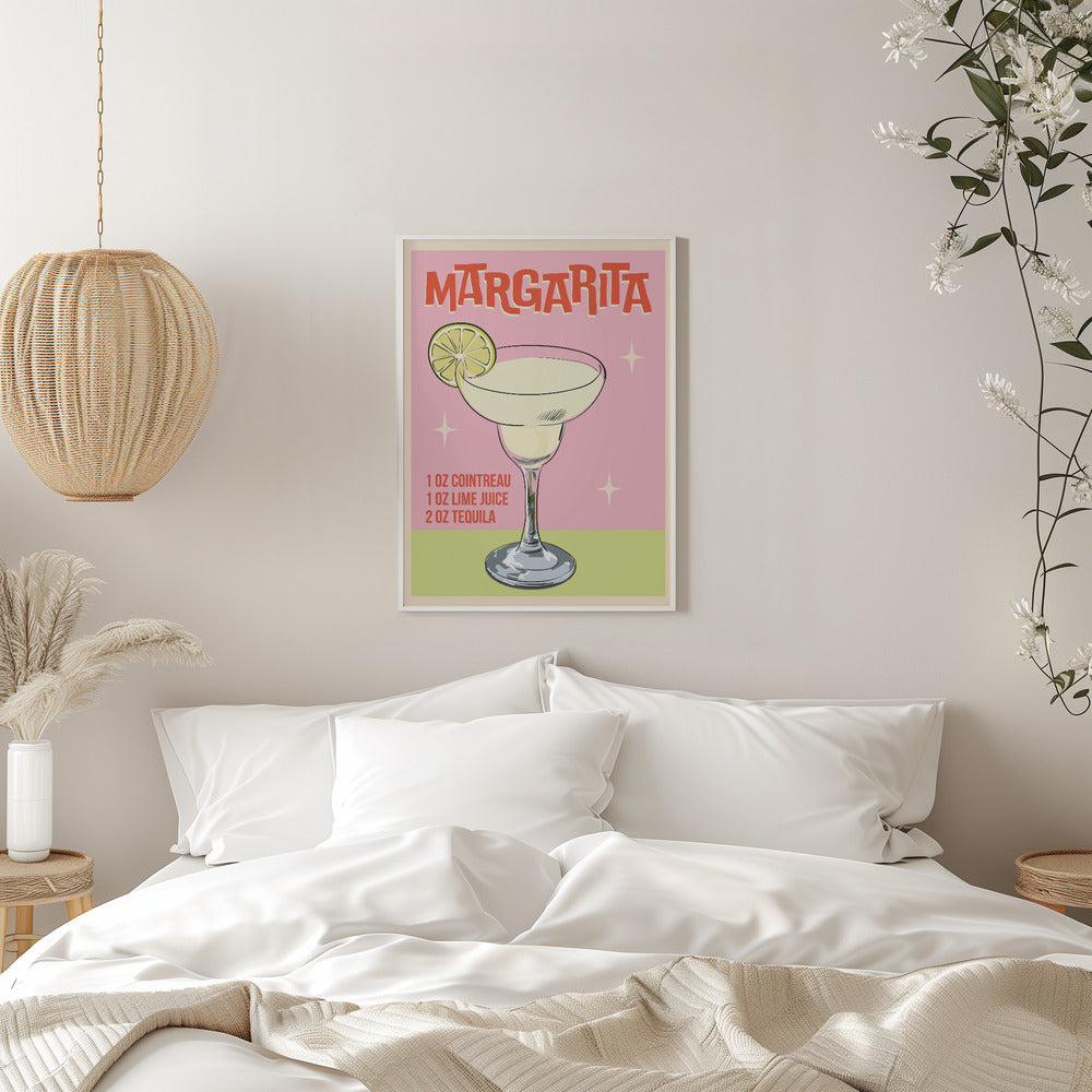 Margarita Cocktail - Stretched Canvas, Poster or Fine Art Print I Heart Wall Art