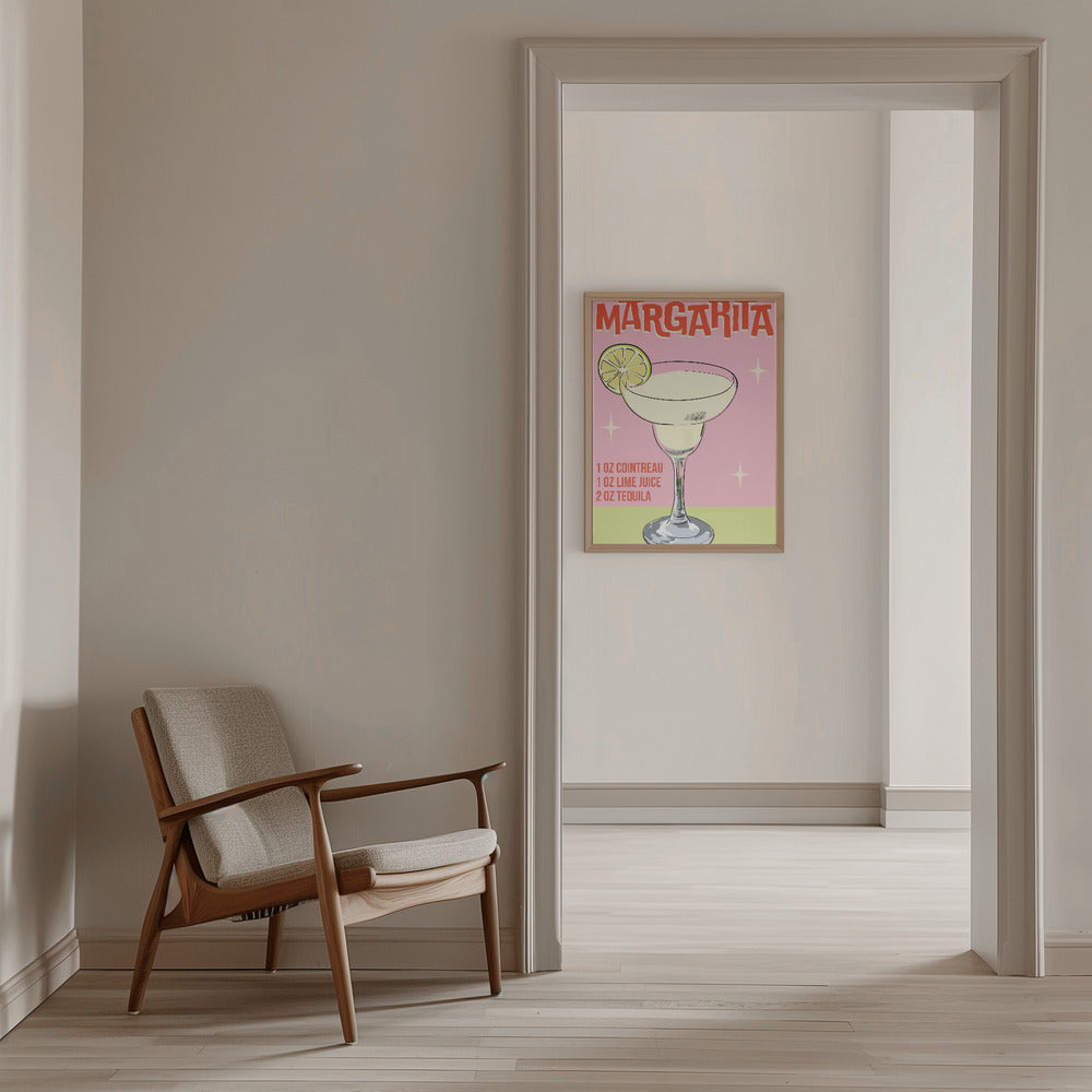 Margarita Cocktail - Stretched Canvas, Poster or Fine Art Print I Heart Wall Art