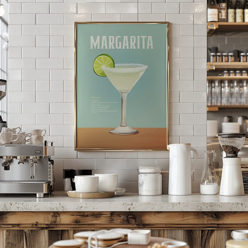 Margarita - Stretched Canvas, Poster or Fine Art Print I Heart Wall Art