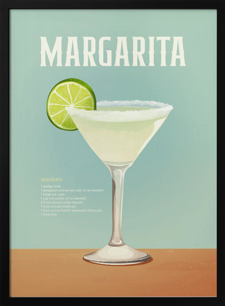 Margarita - Stretched Canvas, Poster or Fine Art Print I Heart Wall Art