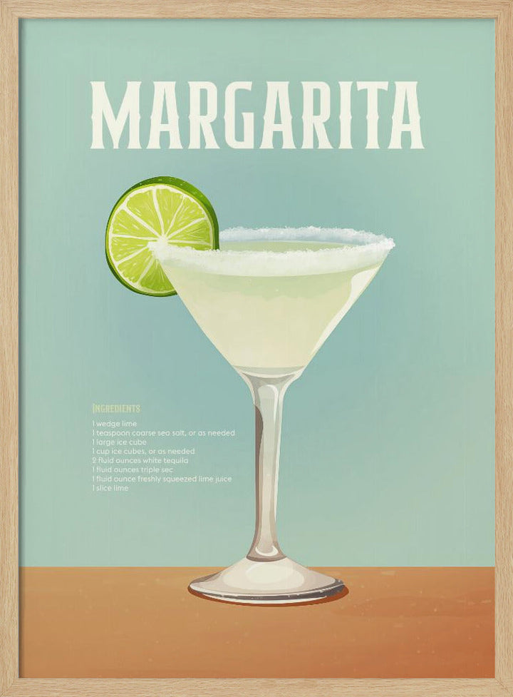 Margarita - Stretched Canvas, Poster or Fine Art Print I Heart Wall Art