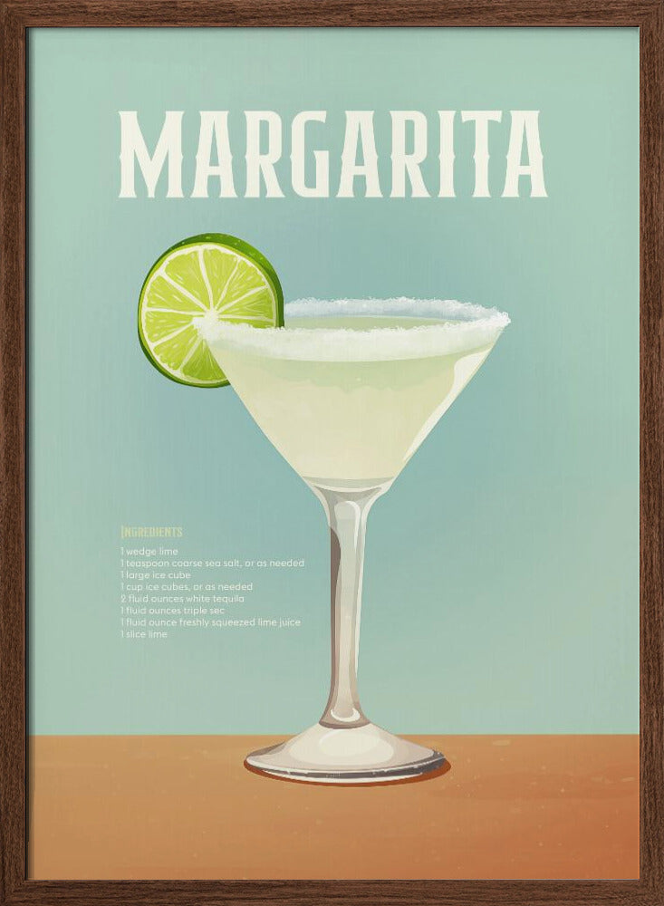 Margarita - Stretched Canvas, Poster or Fine Art Print I Heart Wall Art