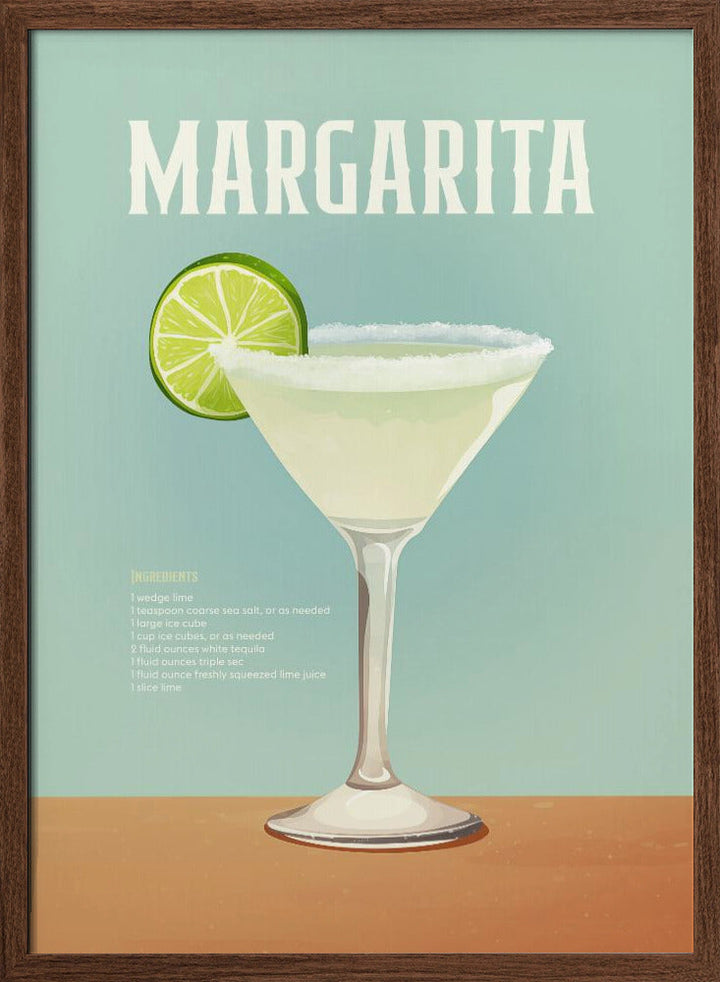 Margarita - Stretched Canvas, Poster or Fine Art Print I Heart Wall Art