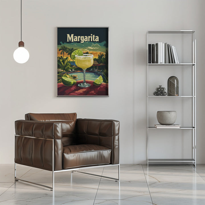 Margarita Vintage - Stretched Canvas, Poster or Fine Art Print I Heart Wall Art